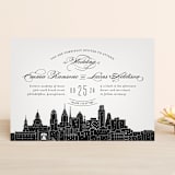 "Big City - Philadelphia" - Wedding Invitations in Light Taupe by Hooray Creative - Front