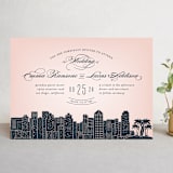 "Big City - San Diego" - Wedding Invitations in Blush by Hooray Creative - Front