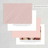 "Big City - San Diego" - Wedding Invitations in Blush by Hooray Creative - Back of Card