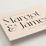 "SoHo" - Wedding Invitations in Blush by Hudson meet Rose - Detail