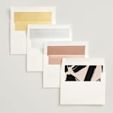 "SoHo" - Wedding Invitations in Blush by Hudson meet Rose - Envelope Liner Options