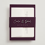 "In this together" - Wedding Invitations in Plum by Lea Delaveris - Assembled