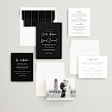 "In this together" - Wedding Invitations in Black Tie by Lea Delaveris - Invitation Suite