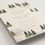 "Into the Forest" - Wedding Invitations in Cream by Alethea and Ruth - Detail