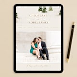 "Into the Forest" - Wedding Invitations in Cream by Alethea and Ruth - FREE Wedding Website