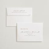 "Into the Forest" - Wedding Invitations in Cream by Alethea and Ruth - FREE Recipient Addressing