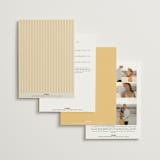 "Bocce" - Wedding Invitations in Melon by Megan Davis - Back of Card Options
