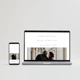"Symphony" - Wedding Invitations in Pearl by Jackie Mangiolino - FREE Wedding Website