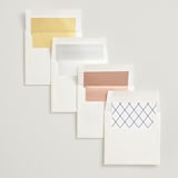 "Symphony" - Wedding Invitations in Pearl by Jackie Mangiolino - Envelope Liner Options