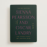 "Miami" - Wedding Invitations in Bird of Paradise by Ashley DeMeyere - Front