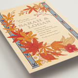 "Fall in Love" - Wedding Invitations in Autumn by Morgan Ramberg - Detail