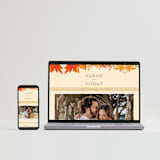 "Fall in Love" - Wedding Invitations in Autumn by Morgan Ramberg - FREE Wedding Website