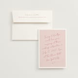 "Ink scribble" - Wedding Invitations in Rosebud by Adelyn T. - Invitation with Envelope