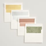 "Kota" - Wedding Invitations in Onyx by Nazia Hyder - Envelope Liner Options