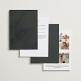 "Modern Squares" - Wedding Invitations in Flamingo by FRANI - Back of Card Options