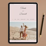 "Modern Squares" - Wedding Invitations in Flamingo by FRANI - FREE Wedding Website