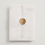 "Forever" - Wedding Invitations in Ink by Blustery August - Assembled with Vellum Wrap and Wax Seal