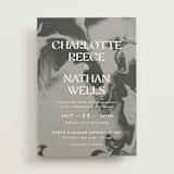 "marbled agate" - Wedding Invitations in Iron by Kimberley Henze - Front
