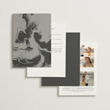"marbled agate" - Wedding Invitations in Iron by Kimberley Henze - Back of Card Options