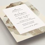 "Organic Elegance" - Wedding Invitations in Sand by Carrie Moradi - Detail
