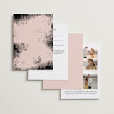 "The Grid" - Wedding Invitations in Rosebud by Mansi Verma - Back of Card Options