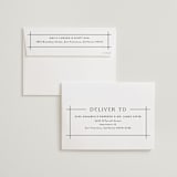 "The Grid" - Wedding Invitations in Rosebud by Mansi Verma - FREE Recipient Addressing