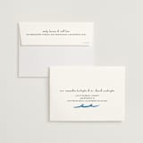 "Swirl Frame" - Wedding Invitations in Cobalt by mo kelley - FREE Recipient Addressing