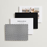 "boba" - Wedding Invitations in Onyx by Up Up Creative - Back of Card Options