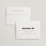 "boba" - Wedding Invitations in Onyx by Up Up Creative - FREE Recipient Addressing