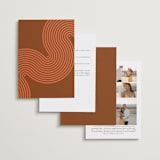 "Rory" - Wedding Invitations in Rust by Alaina Cherup - Back of Card Options