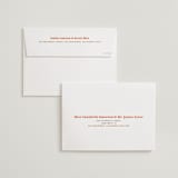 "Rory" - Wedding Invitations in Rust by Alaina Cherup - FREE Recipient Addressing