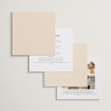 "Bridal Bouquet" - Wedding Invitations in Verde by Kindred Fields - Back of Card Options