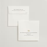 "Bridal Bouquet" - Wedding Invitations in Verde by Kindred Fields - FREE Recipient Addressing