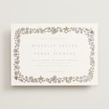 "Rocky Seaside Frame" - Wedding Invitations in Ocean by Shiny Penny Studio - Front