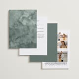 "rustic florals" - Wedding Invitations in Garden by Kate Ahn - Back of Card