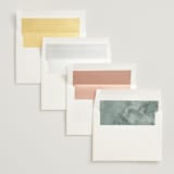 "rustic florals" - Wedding Invitations in Garden by Kate Ahn - Envelope Liner Options