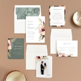 "rustic florals" - Wedding Invitations in Garden by Kate Ahn - Invitation Suite