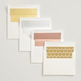 "Organic shapes" - Wedding Invitations in Mustard by Morgan Kendall - Envelope Liner Options
