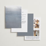 "Romantic Watercolor" - Wedding Invitations in Mist by Sparkvites - Back of Card