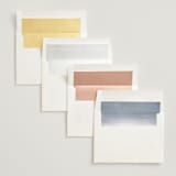 "Romantic Watercolor" - Wedding Invitations in Mist by Sparkvites - Envelope Liner Options