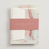 "opalescent" - Wedding Invitations in Chalcedony by Erin Deegan - Assembled