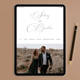 "Wedded Watercolor" - Wedding Invitations in Ocean by Mary Gaspar - FREE Wedding Website