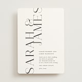 "Coupling" - Wedding Invitations in Cloud by Lauren Chism - Front