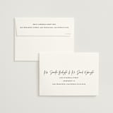 "Marked" - Wedding Invitations in Snow by JoAnn Jinks - FREE Recipient Addressing