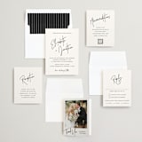 "Marked" - Wedding Invitations in Snow by JoAnn Jinks - Invitation Suite