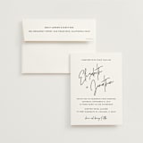 "Marked" - Wedding Invitations in Snow by JoAnn Jinks - Invitation with Envelope
