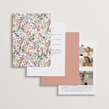 "Wesleyan Hill" - Wedding Invitations in Wildflower by Jennifer Wick - Back of Card