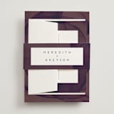 "Petalis" - Wedding Invitations in Velvet by Christie Garcia - Assembled