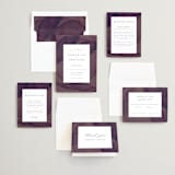"Petalis" - Wedding Invitations in Velvet by Christie Garcia - Invitation Suite