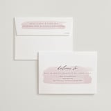 "Painterly" - Wedding Invitations in Blush by Kelly Schmidt - FREE Recipient Addressing